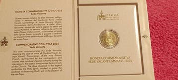 Vatican. 2 Euro 2025 Sede Vacante (Sans prix de réserve)