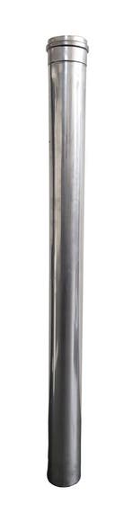 RVS pelletpijp enkelwandig L:1m Ø100mm, Verzenden, Nieuw