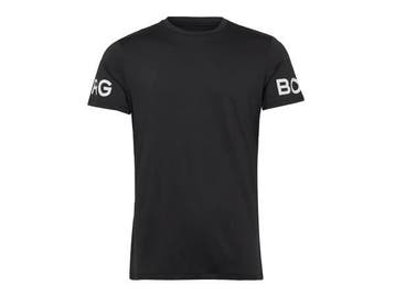 Veiling - Bjorn Borg Performance Tee Zwart - M, Kleding | Heren, Sportkleding, Nieuw