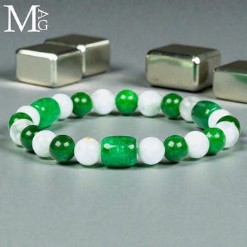 Accord Jade et Larimar - Harmonie Verdoyante - Bracelet à