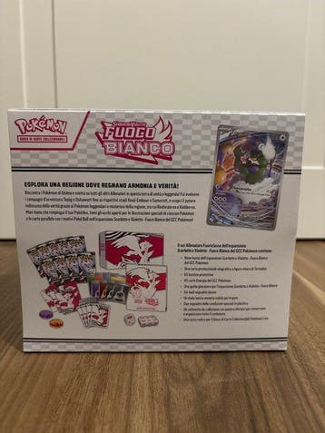 Pokémon - 1 Elite trainer box - Fuoco Bianco - Scarlet &, Nieuw