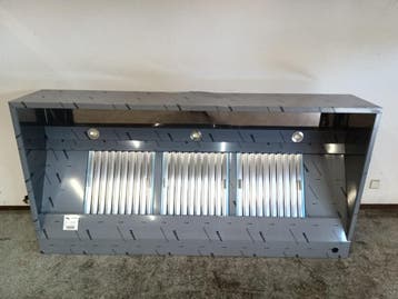 Unninox RVS Afzuigkap met 3 Filters – B220 x D110 x H40 cm -, Nieuw in verpakking