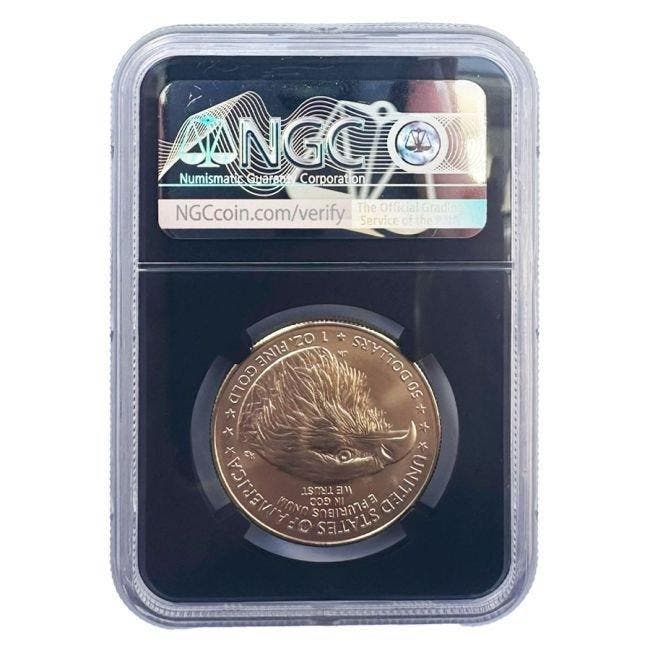 Verenigde Staten. 20 Dollars 2023 1 oz $50 USD American Gold, Postzegels en Munten, Edelmetalen en Baren