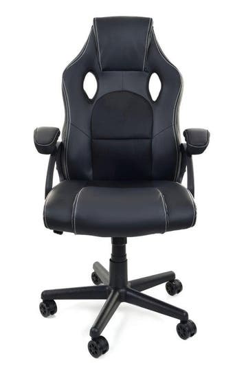 Gamestoel Racer PRO | Ergonomisch ECO-leer | Nieuw | Sche..., Maison & Meubles, Chaises, Ophalen of Verzenden