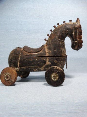 Decoratief ornament - Vintage Paard - India - Paard, Antiek en Kunst