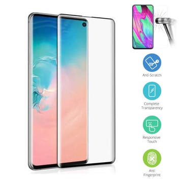Samsung Galaxy S10 Transparant TPU Hoesje + Screen Protector, Verzenden