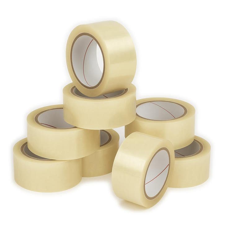 Set van 10 rollen budget verpakkingstape (48 mm x 50 meter,, Doe-het-zelf en Bouw, Gereedschap | Overige machines, Nieuw, Verzenden