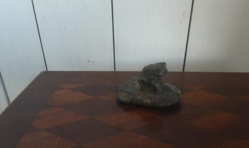 P. Chenet - Figure - Kikker - Bronze