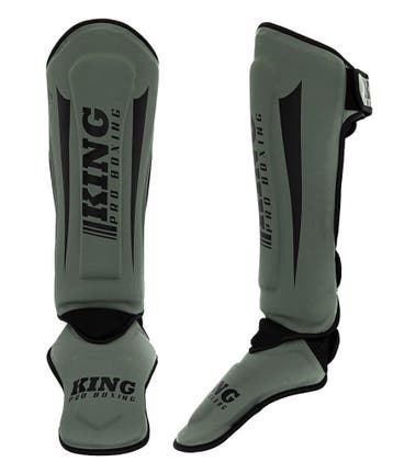 King Pro Boxing Scheenbeschermers KPB SG REVO 5 Kaki Groen, Verzenden