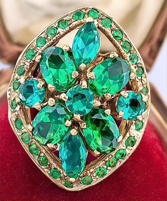Sans prix de réserve - Bague - 9 carats Or rose, Argent, Bijoux, Sacs & Beauté, Bagues