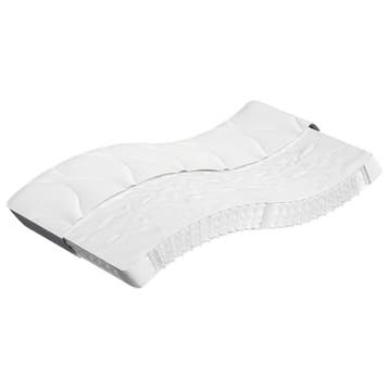 vidaXL Pocketveringmatras middelhard 120x200 cm, Verzenden, Nieuw