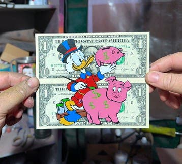 Lee Henderson - Uncle Scrooge piggy bank