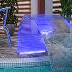 vidaXL Zwembadfontein met RGB LEDs 50 cm acryl, Tuin en Terras, Verzenden, Nieuw