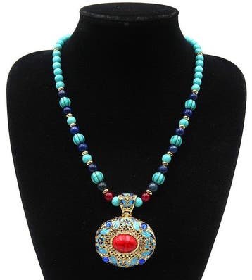 Lapis lazuli - Howliet turquoise - boeddhistische