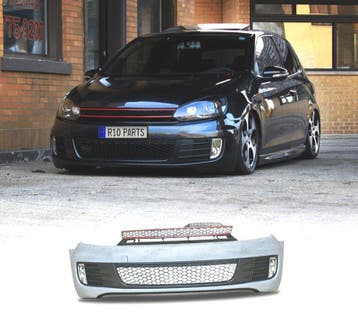 PARE CHOCS FRONTAL VOLKSWAGEN VW GOLF 6 08- LOOK GTI SRA, Verzenden