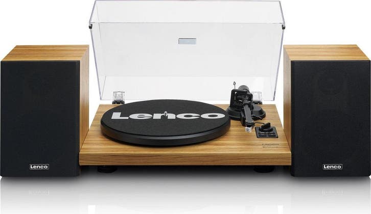 Lenco Platenspeler met Bluetooth - Twee externe Speakers - I, Audio, Tv en Foto, Platenspelers, Nieuw, Verzenden