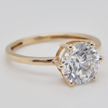 Zonder minimumprijs - Ring - 14 karaat Geel goud - 2.53ct., Nieuw