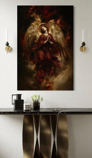 La Mama - Crimson Ascension - XL - Œuvre unique 1/1
