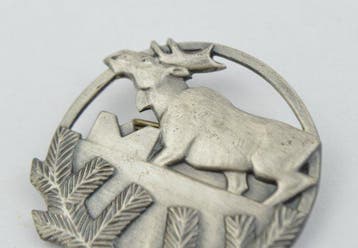 Sans prix de réserve - Broche 800 Argent - Suède - Sporrong, Handtassen en Accessoires