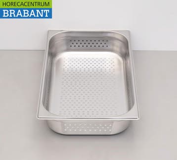 HCB Bac gastronorme perforé en acier inoxydable Bac GN 1/1, Verzenden
