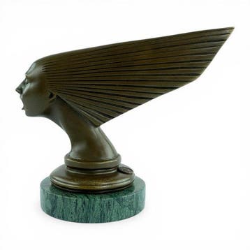 René Lalique (1860–1945) - after - sculptuur, Spirit in the, Antiek en Kunst