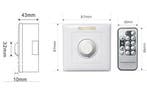 1-10V LED Dimmer met afstandsbediening, Verzenden, Nieuw