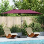 vidaXL Tuinparasol Bordeaux Rood 385 x 209 x 244 cm, Verzenden, Nieuw