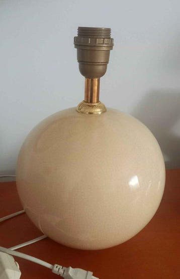 Tafellamp - Keramiek, Messing, Metaal - Vintage-lamp