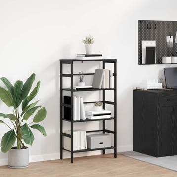 vidaXL Boekenplank 3-laags 40 x 29.5 x 115 cm Bewerkt hout, Verzenden, Nieuw