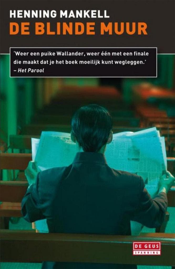 De blinde muur / Inspecteur Wallander-reeks / 8, Boeken, Detectives, Gelezen, Verzenden