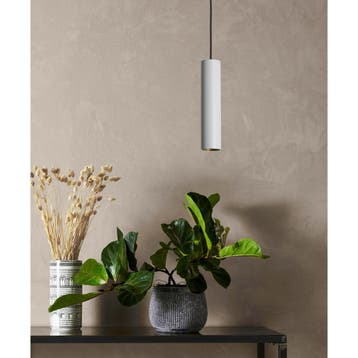hanglampen Cylin Hanglamp Wit Ø6cm Binnenverlichting, Huis en Inrichting, Lampen | Hanglampen, Verzenden, Nieuw