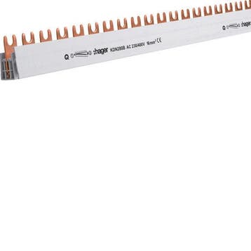 Hager Quickbusbar Kamrail - KDN280B, Bricolage & Construction, Verzenden