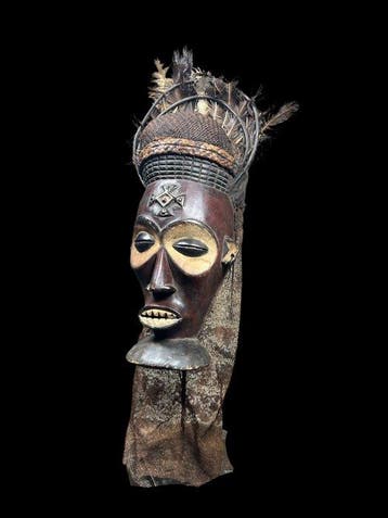Masker Chihongo - Chokwe - DR Congo (Zonder minimumprijs)