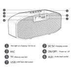 Draadloze Luidspreker - FM Radio Wekker Bluetooth 5.0, TV, Hi-fi & Vidéo, Verzenden