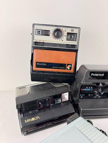 Polaroid Collection of 7 x Cameras Appareil photo moyen, Audio, Tv en Foto, Nieuw