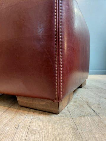 Voetenbank - Leder - Hocker