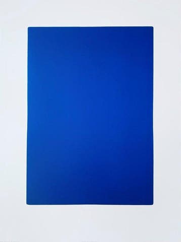 Yves Klein (1928-1962), fter - Monochrom bleu blue,