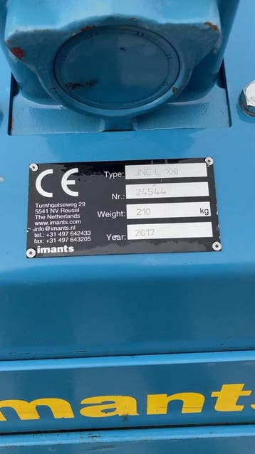 Imants tuinbouw grondfrees 100cm JNC L 100, Ophalen