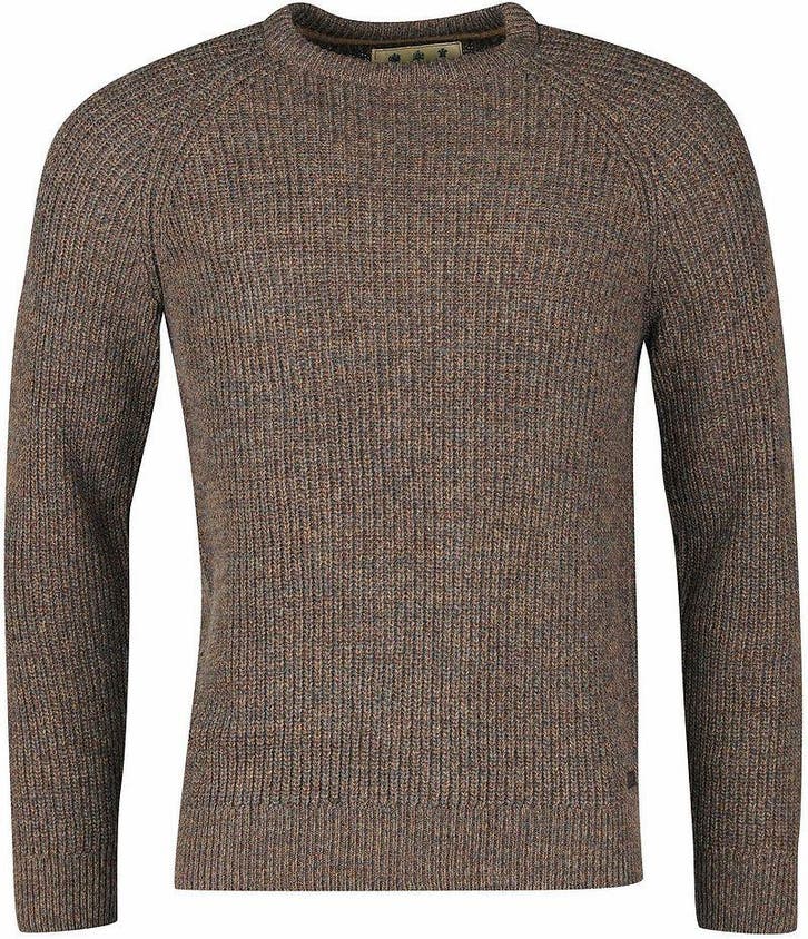 Barbour Trui Lamswol Knitted Bruin maat Maat 52/54 (L) Heren, Kleding | Heren, Truien en Vesten, Bruin, Nieuw, Maat 52/54 (L)