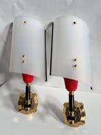 Wandlamp (2) - Rockabilly - Messing, Plastic, Metaal