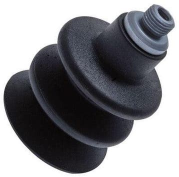 18mm Soufflet NBR Noir Ventouse G 1/8 pouce Femelle Course, Verzenden