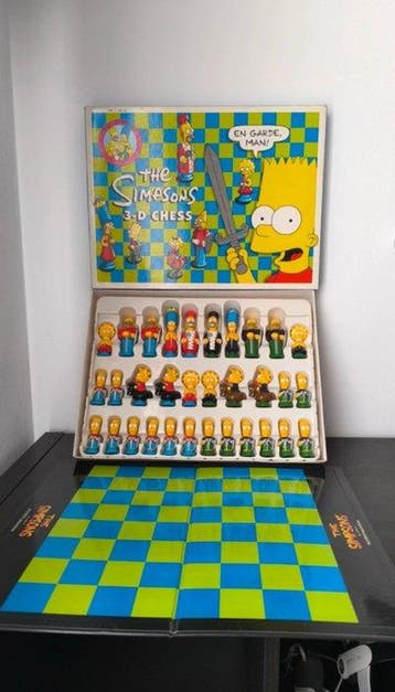 Jeu déchecs - RARO The Simpsons (1991) – Colecionável