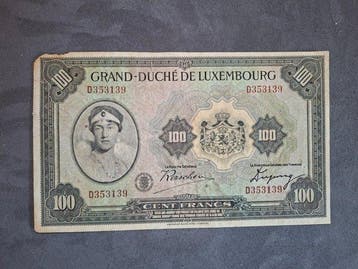 Luxemburg. - 10 banknotes - various dates (Zonder