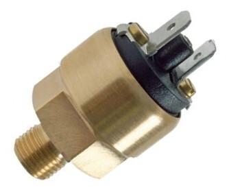 1 tot 10bar NO Messing Drukschakelaar G1/8'' 42VAC/DC Platte, Doe-het-zelf en Bouw, Verzenden, Nieuw