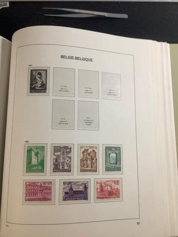 Belgique 1962/1969 - Collection dans lalbum Davo II LX -