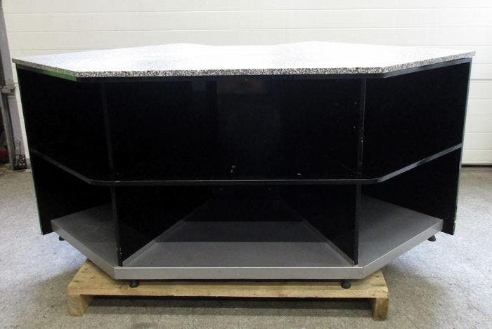 Balie met granieten werkblad, Hoekbalie, Verkoopbalie, B193, Articles professionnels, Aménagement de Bureau & Magasin | Mobilier de bureau & Aménagement