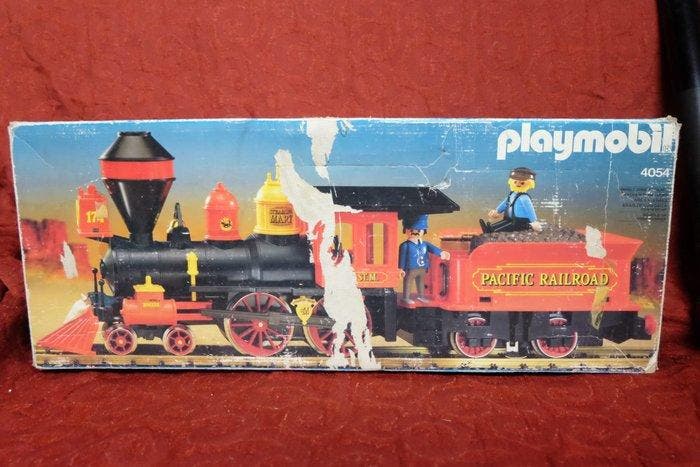 Playmobil - Figure - Playmobil Pacific Railroad, Antiek en Kunst, Antiek | Overige Antiek