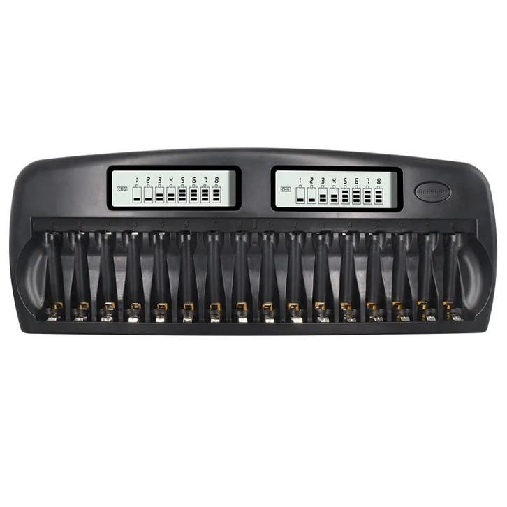 DrPhone BL16 Batterijlader 16-slots AA/AAA/ NiMH / Ni-CD, Télécoms, Téléphonie mobile | Chargeurs pour téléphone, Envoi