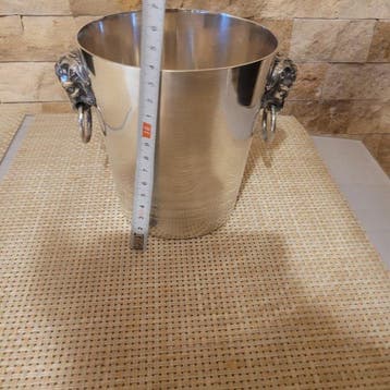 ARGIT Ice bucket FRANCE - Wijnaccessoire - Verzilverd -