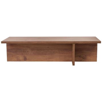 Evila Modern Coffee Table, Atlantic Pine, 120 X 30 X 45 Cm, Verzenden, Nieuw, 100 tot 150 cm, Scandinavisch
